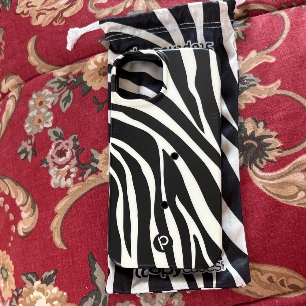 Loopy Case Zebra Pattern Pouch - Picture 1 of 4